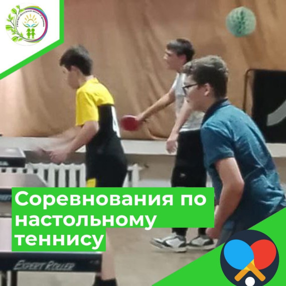 СОРЕВНОВАНИЯ ПО НАСТОЛЬНОМУ ТЕННИСУ.